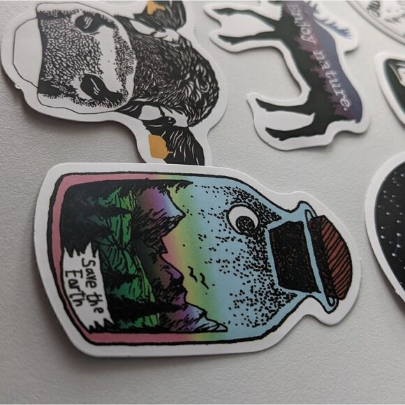 BIG lot of 20 pcs outdoor adventure hiking stickers decal H013 - Picture 5 of 6